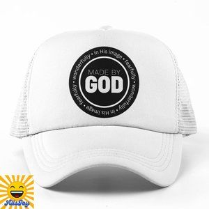 FEARFULLY & WONDERFULLY MADE BY GOD IN HIS IMAGE Foam Trucker Hat Snapback Cap